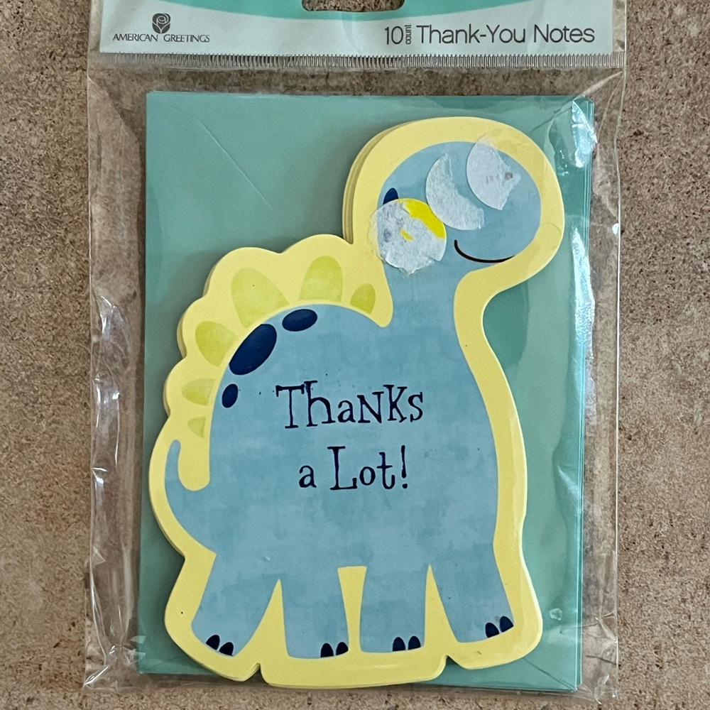 American Greetings Dinosaur Thank-You Notes